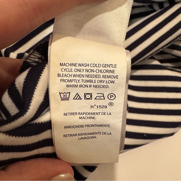 Polo Ralph Lauren Classic Fit Soft Cotton Polo Shirt XXL Navy/White Striped EUC - Picture 7 of 13